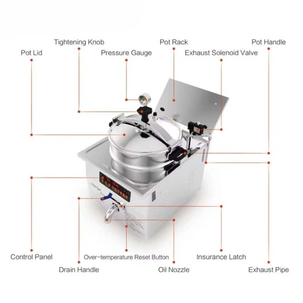 Industrial Continuous Vacuum F - Air Fryer review and price