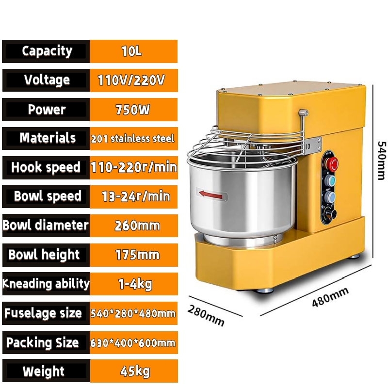 New Industrial Spiral Dough Mi - Stand Mixer review and price