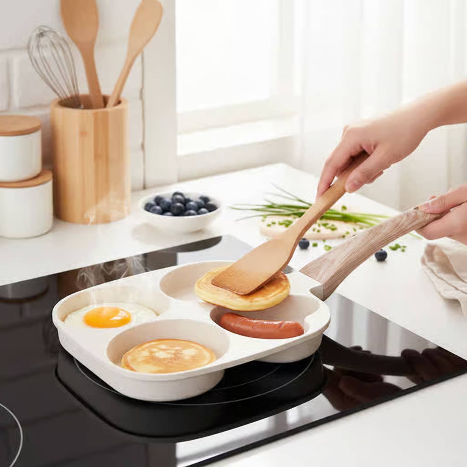 Non-Stick Breakfast Pan Long-L - Induction Cooker review and price