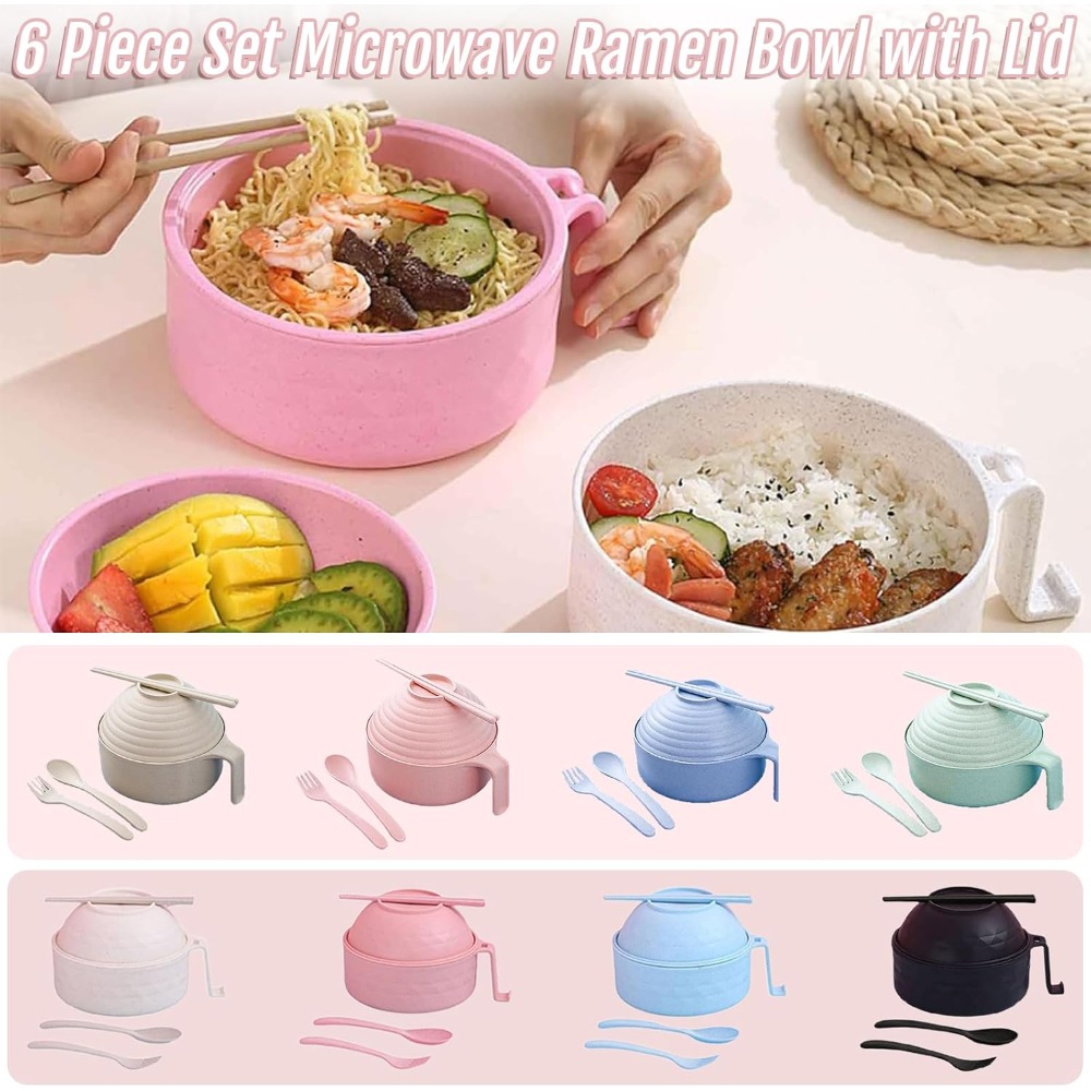 Microwave Ramen Bowl 6-Piece S - Rice Cooker review and price