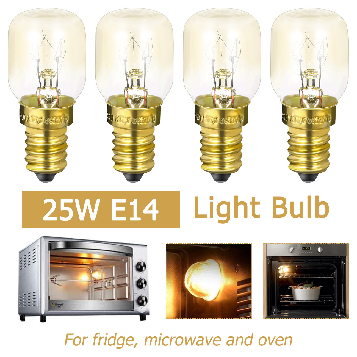 4Pcs E14 Oven Microwave Bulb S - Microwave Oven review and price