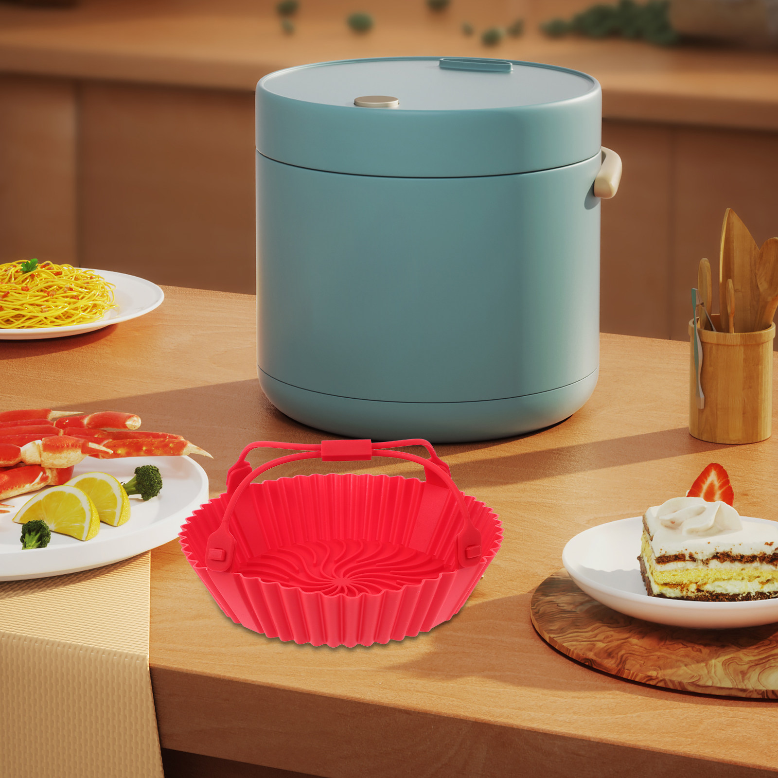 Air Fryer Silicone Tray Heat R - Air Fryer review and price