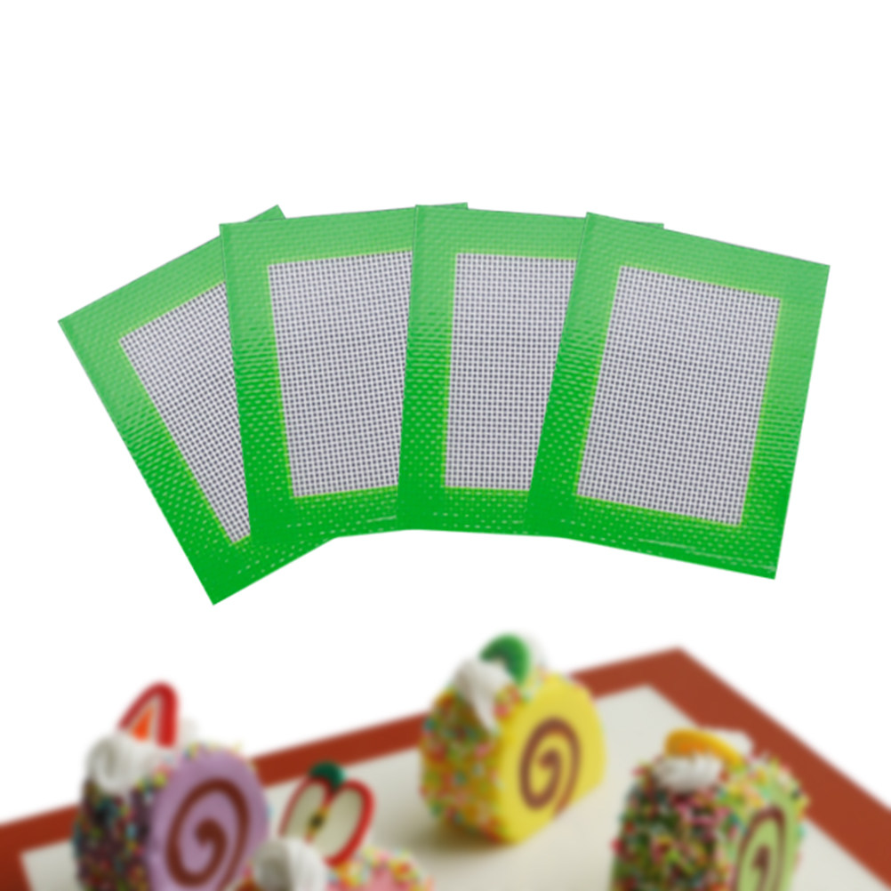 4Pcs Silicone Baking Mat Heat  - Microwave Oven review and price