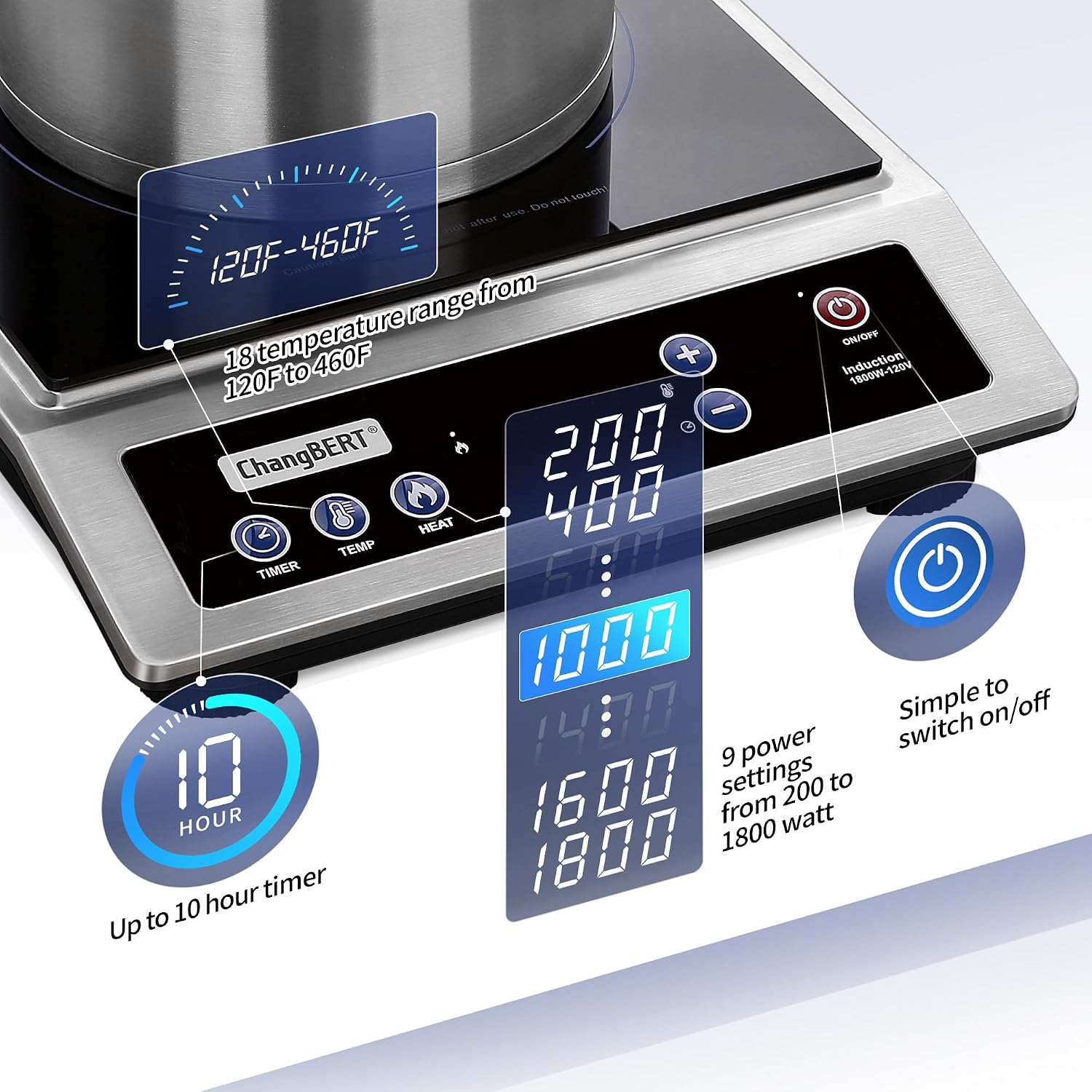 Induction Cooktop, Commercial  - Induction Cooktop Portable review and price